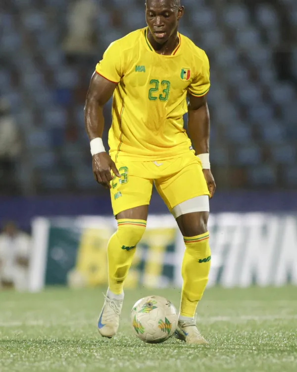 Aliou Dieng sous le maillot du Mali