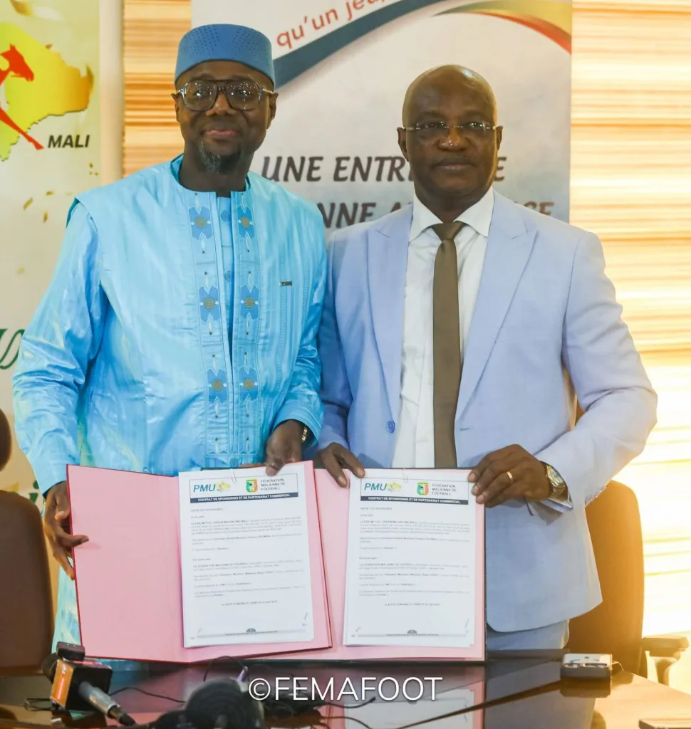 Signature du partenariat FEMAFOOT — PMU Mali 2026