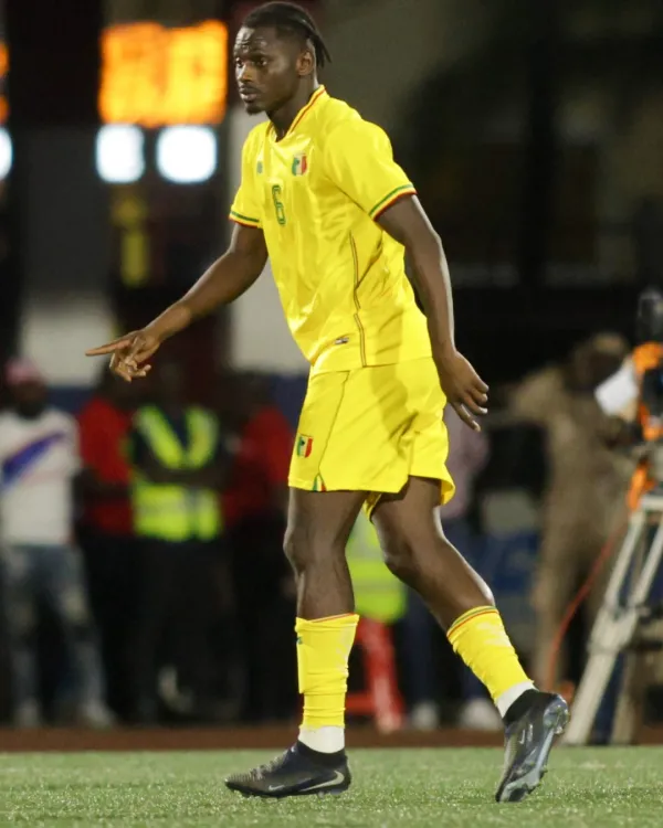 Ousmane Diakité sous le maillot du Mali