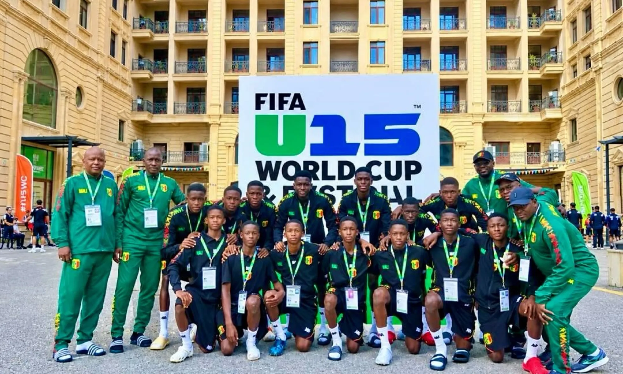 La sélection U15 à la Coupe du monde de Bakou