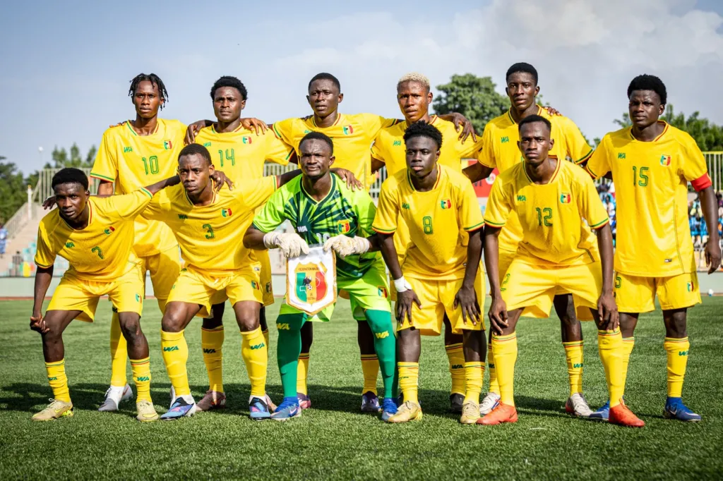 Les Aiglons U20 avant leur match